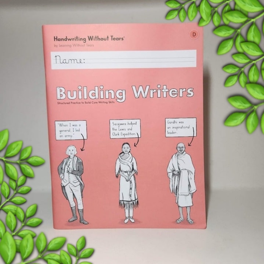 Handwriting Without Tears Building Writers D 3rd Grade ISBN 9781952970924 BWD-22
